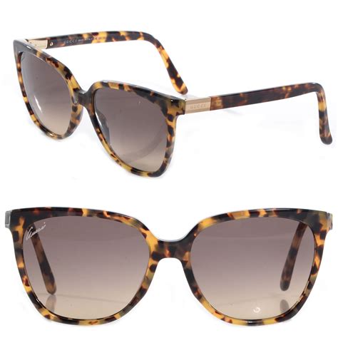 gucci oversized tortoiseshell sunglasses|men's gucci tortoise shell sunglasses.